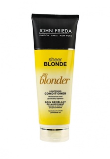 Кондиционер John Frieda Sheer Blonde Go Blonder осветляющий для натуральных, мелированных и окрашенных волос, 250 мл