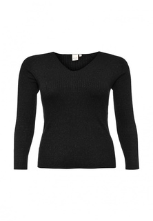 Пуловер LOST INK CURVE V NECK JUMPER IN LUREX