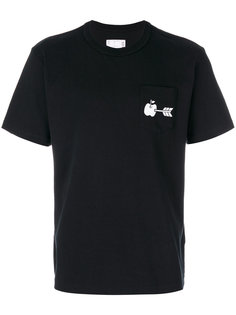 футболка с принтом яблока Sacai