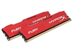 Модуль памяти Kingston HyperX Fury Red Series PC3-15000 DIMM DDR3 1866MHz CL10 - 8Gb KIT (2x4Gb) HX318C10FRK2/8