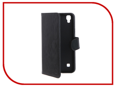 Аксессуар Чехол LG X Style Pulsar Wallet Case Black PWC0023
