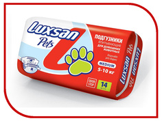 Пеленки Luxsan Pets Premium №14 Medium 5-10kg 14шт 314