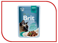 Корм Brit Premium Говядина в соусе 85g для кошек 518555 Brit*