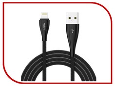 Аксессуар ROCK USB to Lightning Metal Data Cable 1m RCB0485 Black