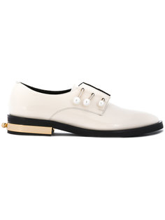 pearl embellished loafers Coliac