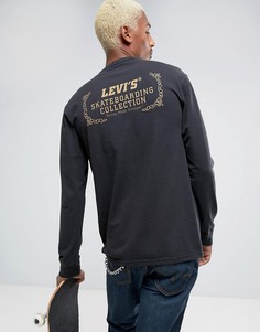 Лонгслив Levis Skateboarding - Черный