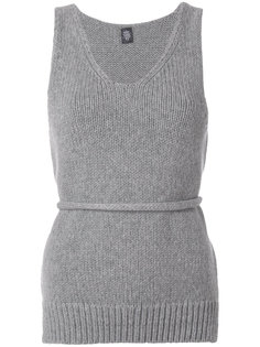 v-neck knit tank top Eleventy