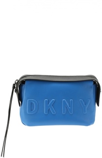 Сумка на молнии с логотипом бренда DKNY