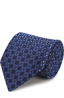 Шелковый галстук с узором Charvet
