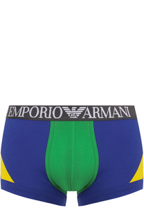 Боксеры из эластичного хлопка Emporio Armani