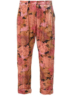 cropped floral trousers Mes Demoiselles