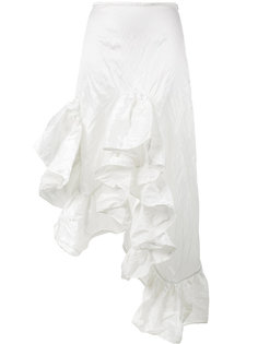 crinkled asymmetric skirt  Marquesalmeida Marquesalmeida