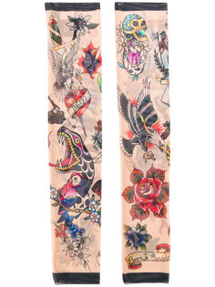 перчатки tattoo collection Dsquared2