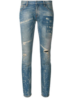 distressed low cut jeans Faith Connexion