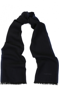 Шерстяной шарф с необработанным краем Tom Ford