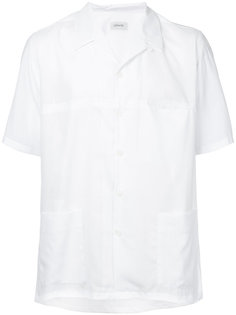 рубашка с короткими рукавами и накладными карманами Lemaire