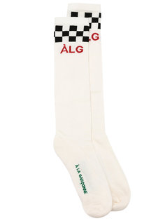logo long socks À La Garçonne