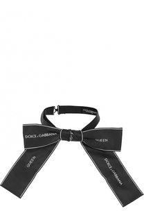 Галстук-бабочка с логотипом бренда Dolce &amp; Gabbana