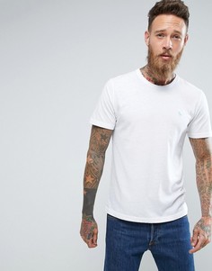 Белая зауженная футболка с круглым вырезом Abercrombie & Fitch - Белый