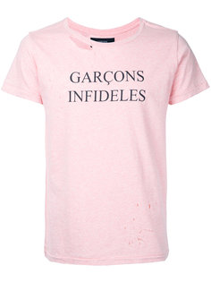 футболка с логотипом Garcons  Infideles