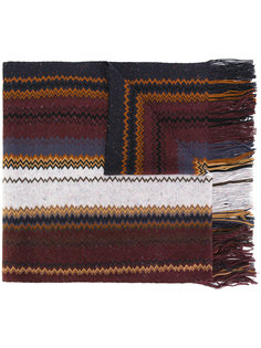 шарф с зигзагообразным узором Missoni