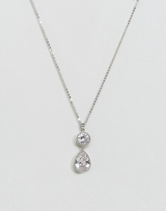 Ожерелье с подвеской в форме капли New Look - Серебряный