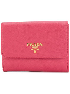 trifold flap purse Prada