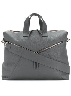 zip detail messenger bag Orciani