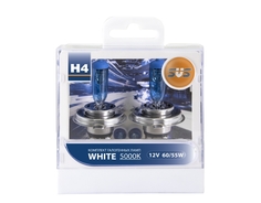 Лампа SVS White 5000K H4 60/55W + W5W White (2 штуки) СВС