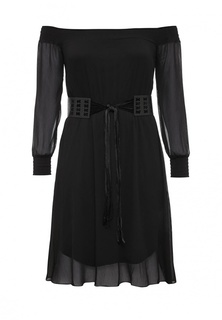 Платье LOST INK CURVE BARDOT DRESS WITH CRISS CROSS BELT