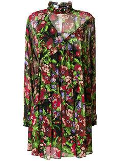 платье-рубашка с цветочным принтом  Brognano