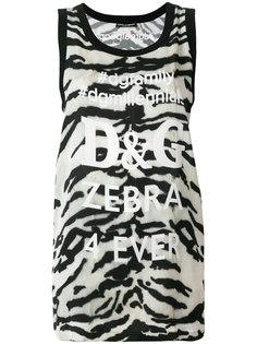 футболка Zebra 4 Ever Dolce & Gabbana