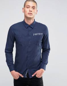 Фланелевая рубашка с начесом Firetrap - Темно-синий