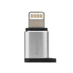 Аксессуар Remax RA-USB2 - microUSB/Lighting Silver 64839