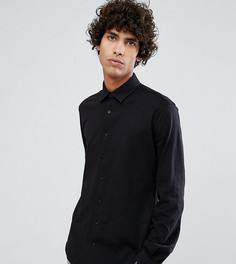 Приталенная трикотажная рубашка Noak - Черный
