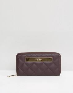 Стеганый кошелек на молнии Fiorelli - Фиолетовый