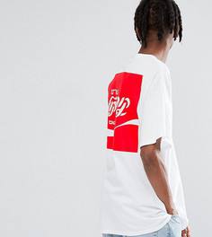 Свободная футболка с принтом Reclaimed Vintage Inspired x Coca Cola - Белый