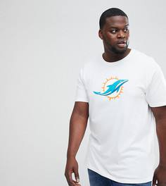 Белая футболка New Era PLUS NFL Miami Dolphins - Белый