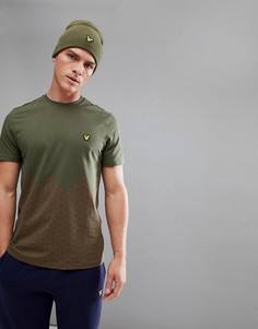 Зеленая футболка с принтом Lyle & Scott Fitness - Зеленый