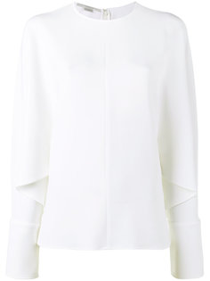 блузка с драпированными рукавами Stella McCartney