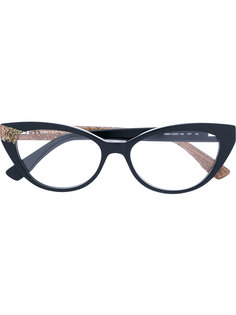 очки в оправе формы кошачий глаз Jimmy Choo Eyewear