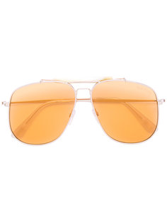 крупные солнцезащитные очки-авиаторы Tom Ford Eyewear