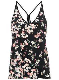 floral silk tank top Reinaldo Lourenço