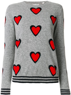 кашемировый свитер с сердечками  Chinti & Parker