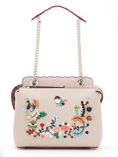 embroidered Dotcom shoulder bag Fendi