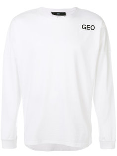 джемпер с логотипом бренда Geo