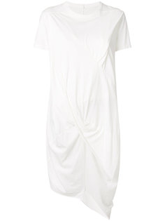 асимметричное платье-футболка  Rick Owens DRKSHDW