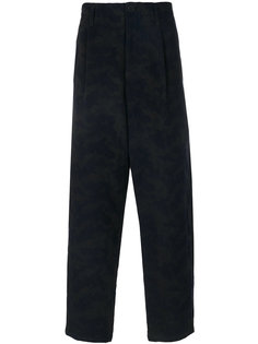 классические брюки с заниженным шаговым швом Yohji Yamamoto