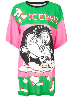 платье-футболка с логотипом  Iceberg
