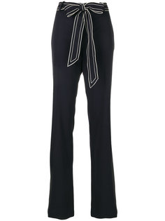 расклешенные брюки с поясом Victoria Victoria Beckham